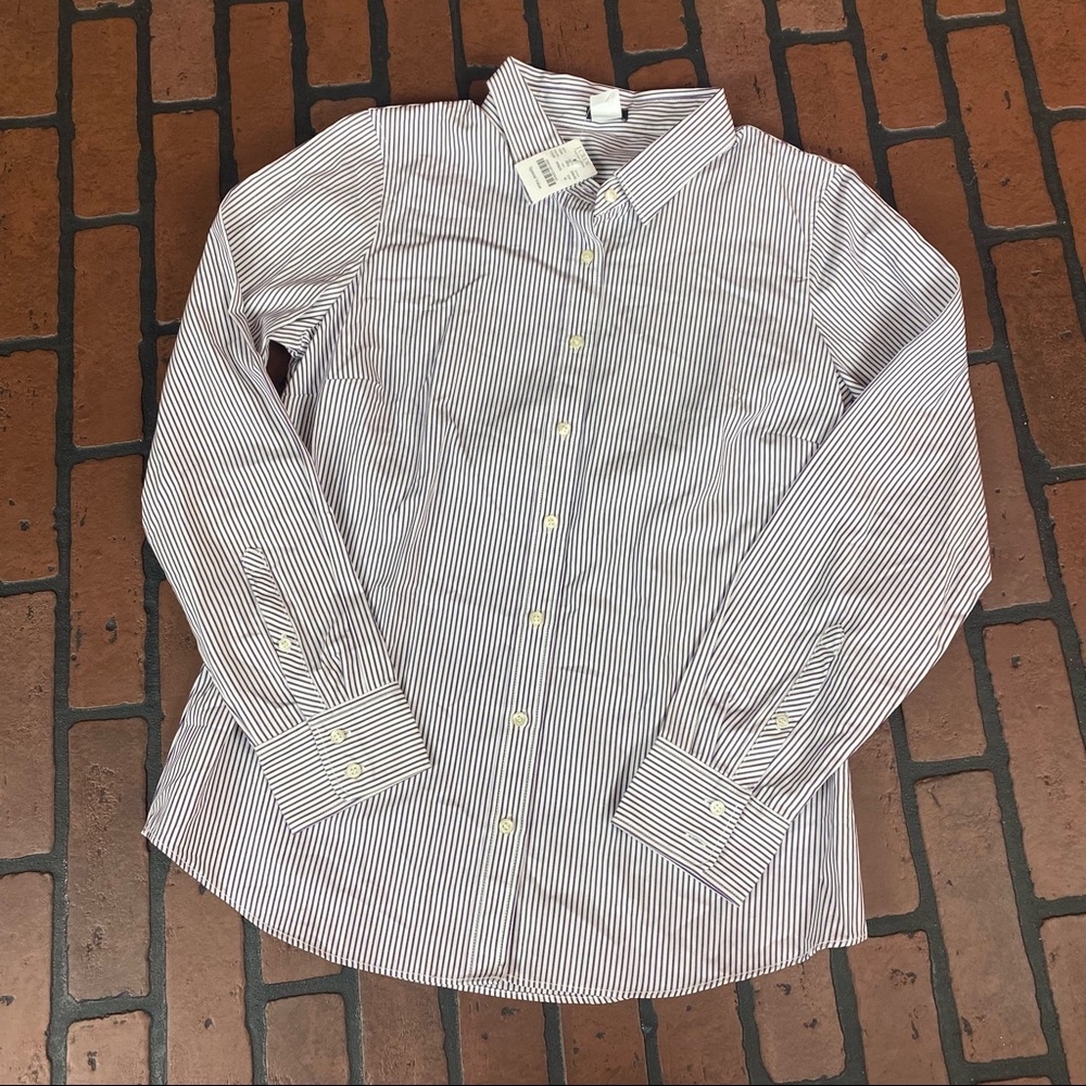NWT J.Crew Striped Button Down Shirt